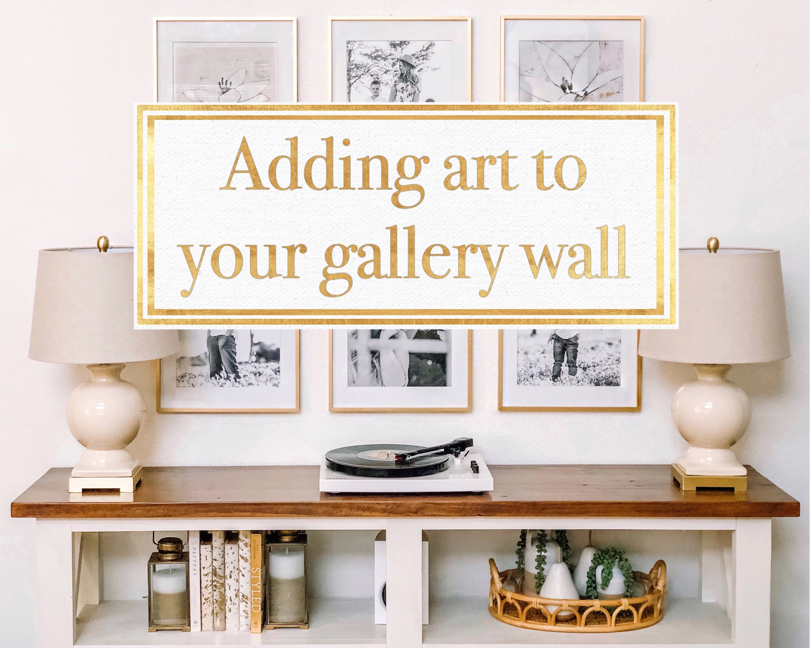 Adding art to your gallery wall